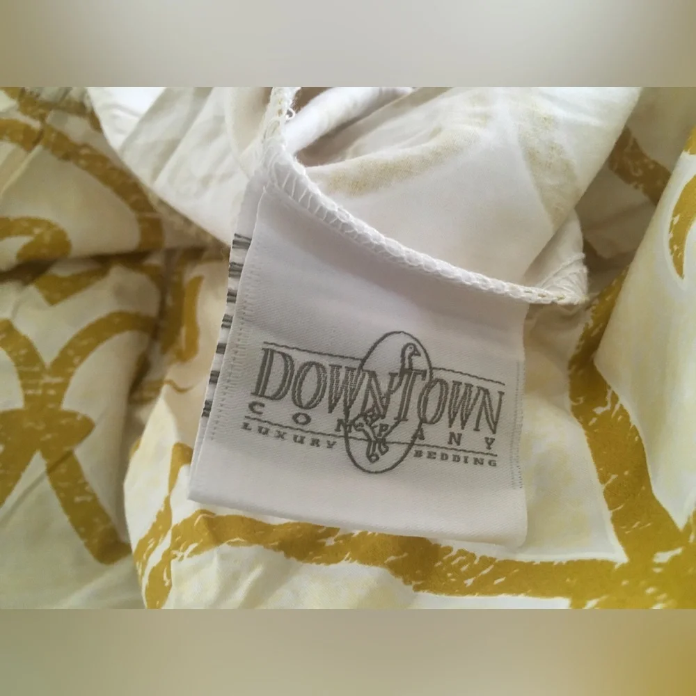 NWOT DownTown Company luxury bedding Duvet Cover Set